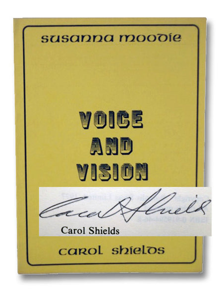 Susanna Moodie: Voice and Vision