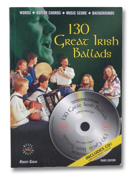 130 Great Irish Ballads (Book and CD)
