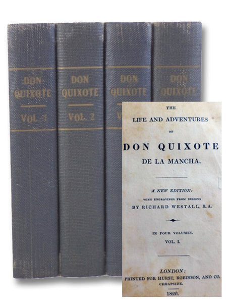 The Life and Adventures of Don Quixote de la Mancha. A New Edition in Four Volumes. [Parts I & II]