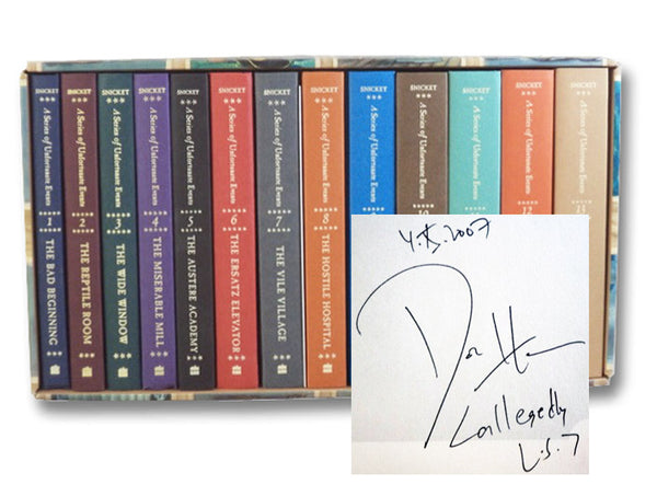 The Complete Wreck: A Series of Unfortunate Events Thirteen Volume Boxed Set: A Bad Beginning; The Reptile Room; The Wide Window; The Miserable Mill; The Austere Academy; The Ersatz Elevator; The Vile Village; The Hostile Hospital; The Carnivorous Carniv…
