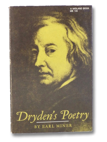 Dryden's Poetry (A Midland Book, MB 143)
