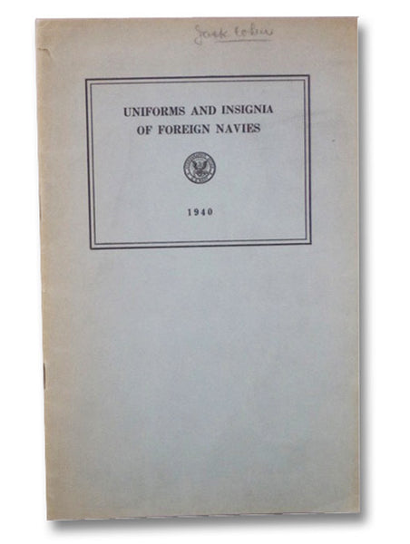 Uniforms and Insignia of Foreign Navies, 1940