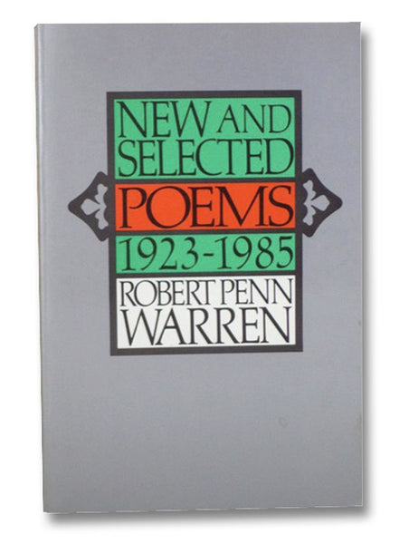 New and Selected Poems, 1923-1985