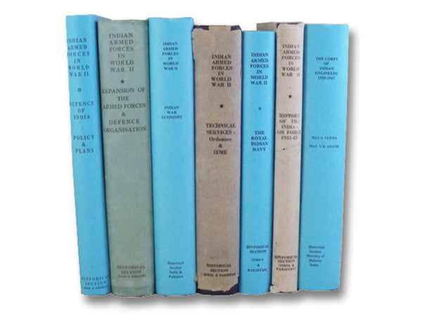 General War Administration and Organizations, in Seven Volumes: Defence of India: Policy and Plans; Expansion of the Armed Forces and Defence Organisation; Indian War Economy; Technical Services: Engineers, Ordnance Services and IEME; History of the Roya…