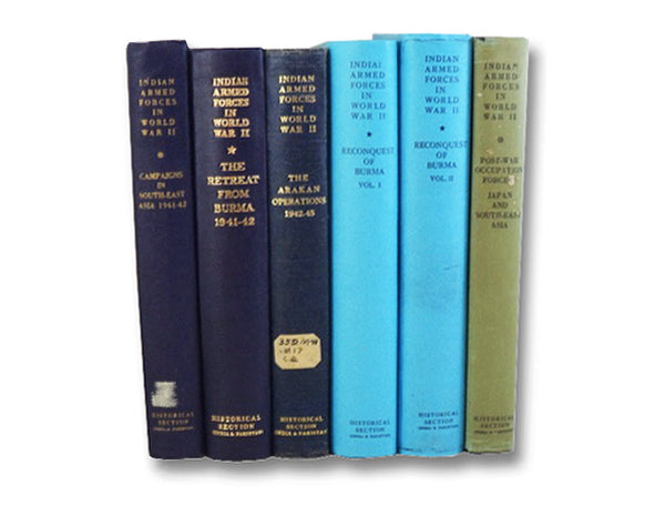 Campaigns in the Eastern Theatre, in Six Volumes: Campaigns in South-East Asia, 1941-42; Retreat from Burma, 1941-42; Arakan Operations, 1942-45; Reconquest of Burma Volume I: June 1942 - June 1944; Reconquest of Burma Volume II: June 1944 - August 1945;…