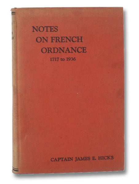 Notes on French Ordnance, 1717 to 1936