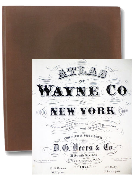 Atlas of Wayne Co. [County] New York. From Actual Surveys and Official Records