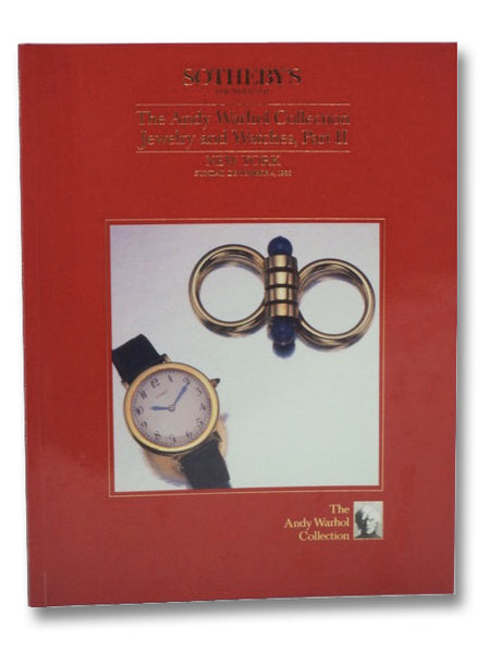 The Andy Warhol Collection Jewelry and Watches, Part II: Sotheby's, New York, Sunday, December 4, 1988