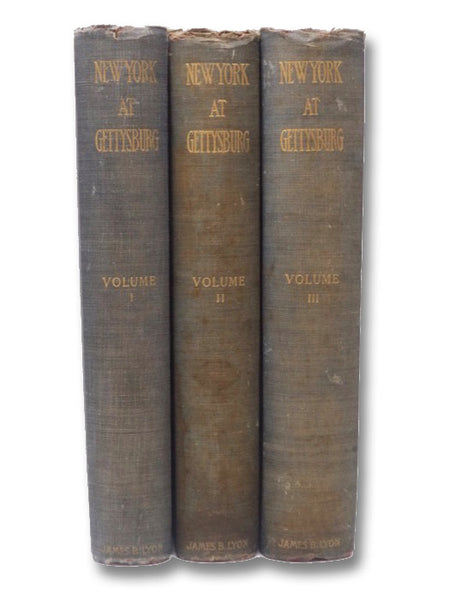 Final Report on the Battlefield of Gettysburg., in Three Volumes (New York Monuments Commission for the Battlefields of Gettysburg and Chattanooga.) [New York at Gettysburg July 1-2-3-1863 Vols. 1, 2, & 3 / I, II, and III]