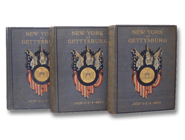 Final Report on the Battlefield of Gettysburg., in Three Volumes (New York Monuments Commission for the Battlefields of Gettysburg and Chattanooga.) [New York at Gettysburg July 1-2-3-1863 Vols. 1, 2, & 3 / I, II, and III]