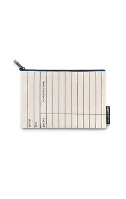 Library Card (Natural) Pouch