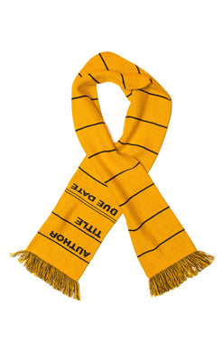 Library Card Scarf (Yellow)