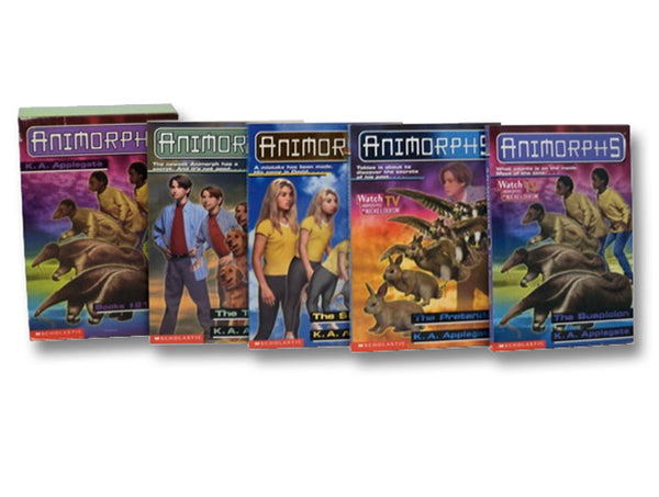 Animorphs Boxed Set: The Threat; The Solution; The Pretender; The Suspicion (Books 21-24)
