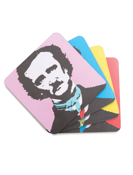 Edgar Allan Poe Coaster Set