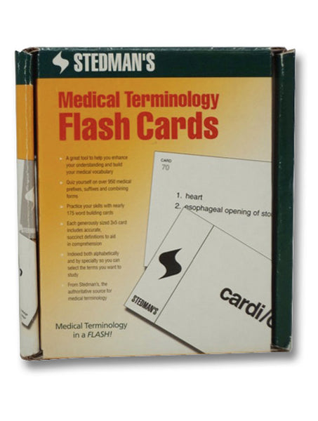 Stedman's Medical Terminology Flash Cards