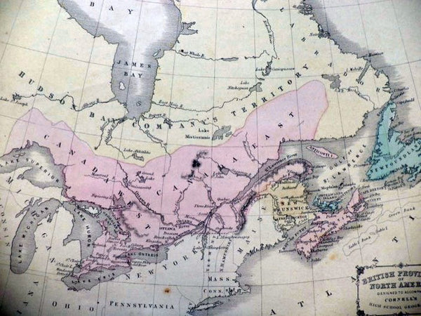 Cornell's Companion Atlas to Cornell's High School Geography: Comprising a Complete Set of Maps, Designed for the Student to Memorize, together with Numerous Maps for Reference, Etc.