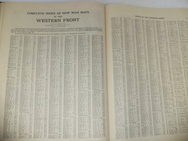 Doubleday, Page & Co's Geographical Manual and New Atlas [World War I Maps]