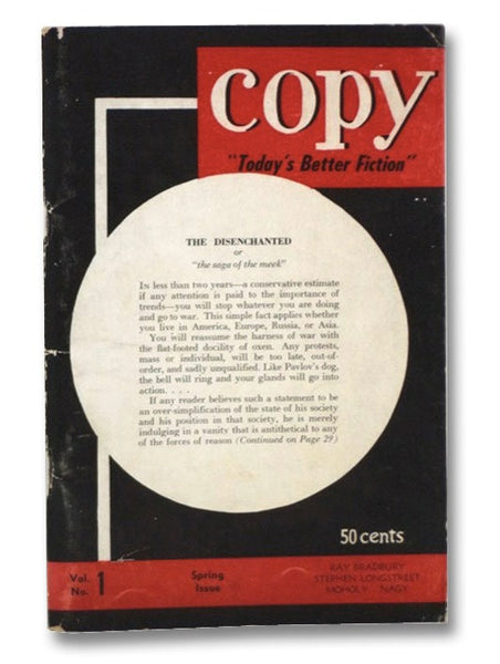 Copy: Today's Better Fiction, Volume 1, No. 1, Spring 1950
