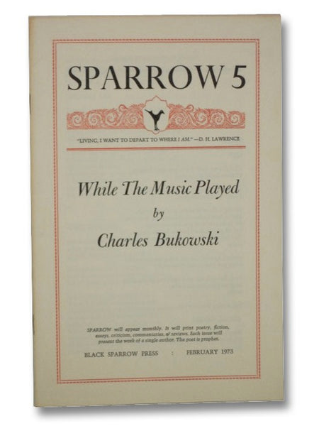 Sparrow 5, February 1973: While the Music Played