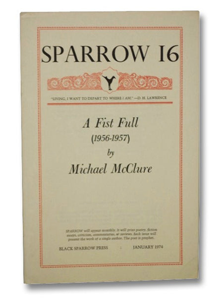 Sparrow 16, January 1974: A Fist Full (1956-1957)