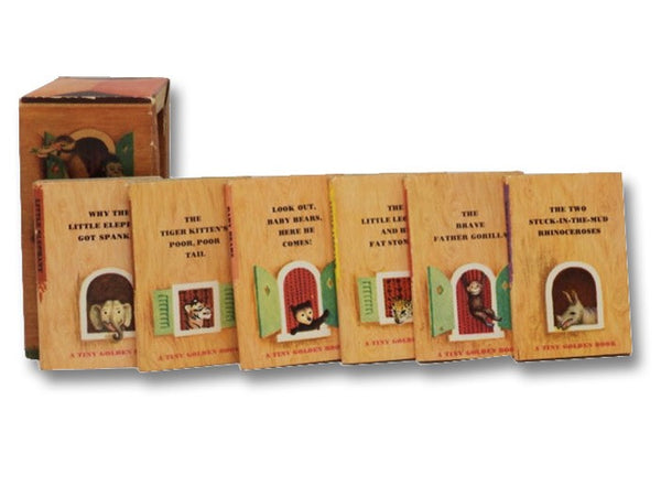 Tiny Animal Stories: 12 Story Books - Why the Little Elephant Got Spanked; The Tiger Kitten's Poor, Poor Tail; Look Out, Baby Bears, Here He Comes!; The Little Leopard and His Fat Stomach; The Brave Father Gorilla; The Two Stuck-in-the-Mud Rhinoceros; Th…