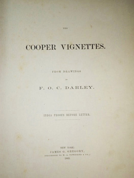 The Cooper Vignettes. From Drawings By F. O. C. Darley. India Proofs Before Letter.