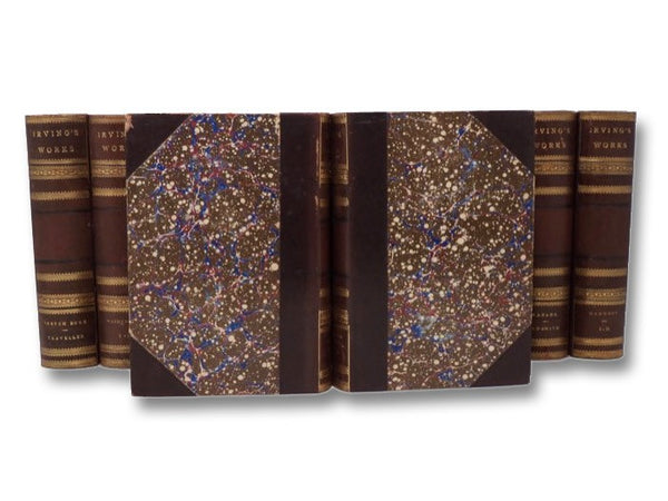 The Works of Washington Irving, in Twelve Volumes (The Author's Revised Edition): The Alhambra; Bracebridge Hall; Astoria; Captain Bonneville; Life and Voyages of Columbus; The Companions of Columbus; The Crayon Miscellany; Conquest of Granada; Oliver Go…