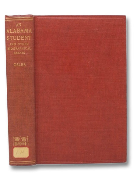 An Alabama Student and Other Biographical Essays
