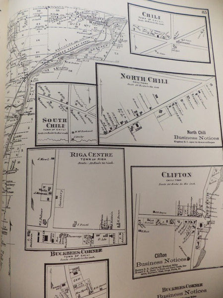 Atlas of Monroe Co. [County] New York. From Actual Surveys by and under the Direction of F.W. Beers