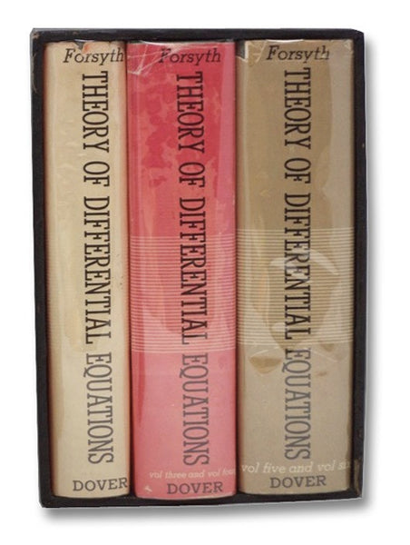 Theory of Differential Equations - Six Volumes Bound as Three: One: Exact Equations and Pfaff's Problem; Two: Ordinary Equations, Not Linear; Three: Ordinary Equations, Not Linear; Four: Ordinary Linear Equations; Five and Six: Partial Differential Equat…