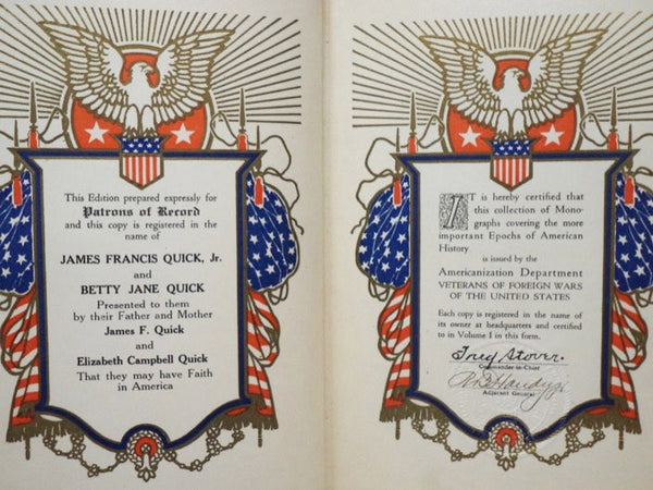 America: Great Crises in Our History Told by Its Makers - A Library of Original Sources, in Twelve Volumes: Discovery and Exploration, 1000-1562; Colonization, 1562-1753; Revolution, 1753-1783; The Critical Period, 1783-1803; 1812 - Before and After, 180…