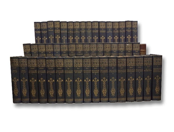 The Romances of Alexandre [Alexander] Dumas, in Fifty [50] Volumes (D'Artagnan Edition, Illustrated.) -- Agenor de Mauleon; Ascanio; The Brigand; Blanche de Beaulieu; The Horoscope; The Black Tulip; The Two Dianas; The Duke's Page; Marguerite de Valois; …
