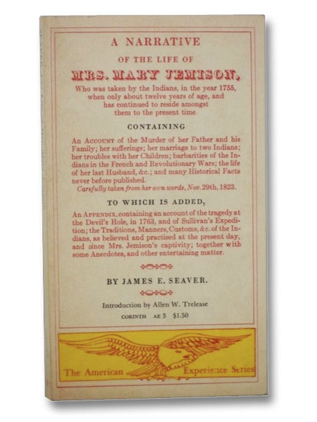 A Narrative of the Life of Mary Jemison