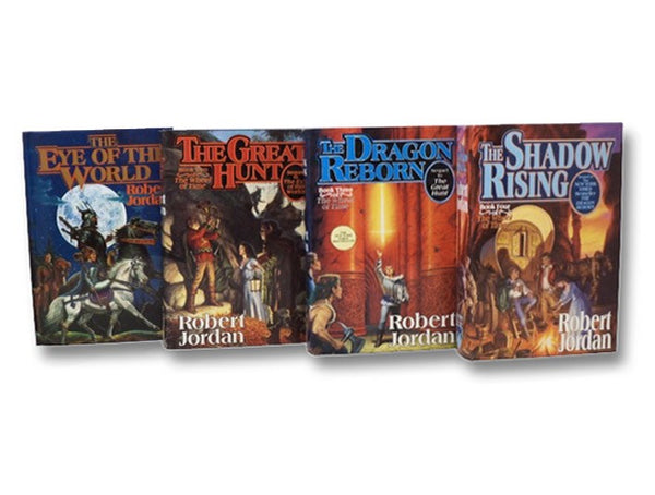 The Wheel of Time Series, Complete Fifteen [15] Volume Set: The Eye of the World; The Great Hunt; The Dragon Reborn; The Shadow Rising; The Fires of Heaven; Lord of Chaos; A Crown of Swords; The Path of Daggers; Winter's Heart; Crossroads of Twilight; Kn…