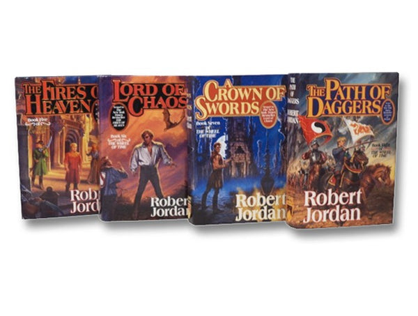The Wheel of Time Series, Complete Fifteen [15] Volume Set: The Eye of the World; The Great Hunt; The Dragon Reborn; The Shadow Rising; The Fires of Heaven; Lord of Chaos; A Crown of Swords; The Path of Daggers; Winter's Heart; Crossroads of Twilight; Kn…