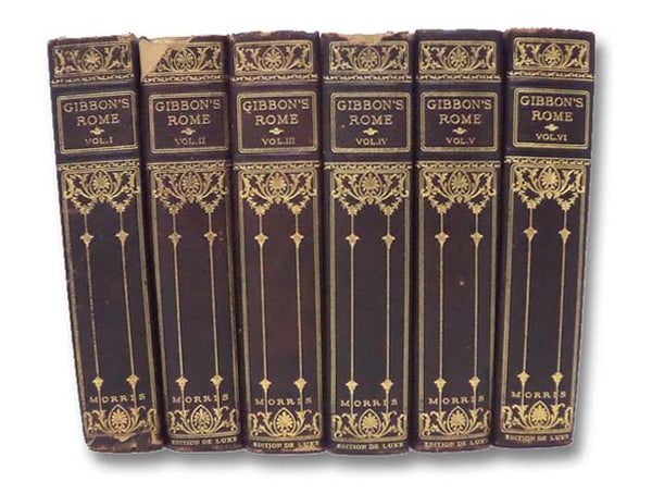 The History of the Decline and Fall of the Roman Empire, in Six Volumes (Edition De Luxe)