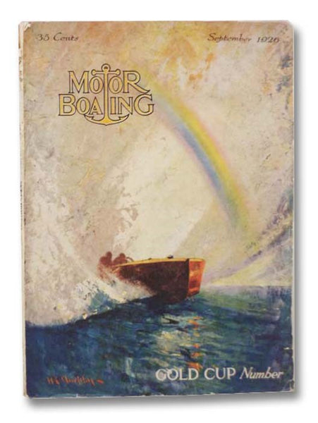 Motor Boating, September 1926, Volume XXXVIII, No. 3: Gold Cup Number