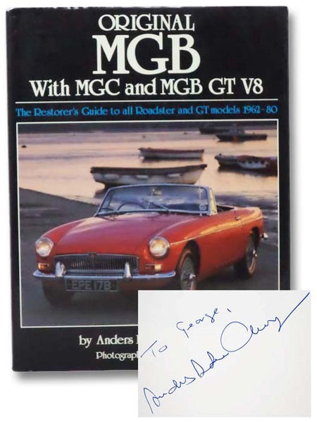 Original MGB with MGC and MGB GT V8: The Restorer's Guide to All Roadster and GT Models, 1962-80