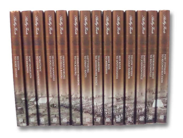 The Civil War: A Narrative, in Fourteen [14] Volumes: Secession to Fort Henry; Fort Donelson to Memphis; Yorktown to Cedar Mountain; Second Manassas to Pocotaligo; Fredericksburg to Steel Bayou; Charleston Harbor to Vicksburg; Gettysburg to Draft Riots; …