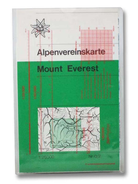 Mount Everest (German and English) (Folded Map)