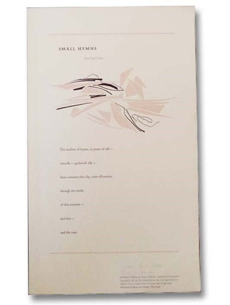 Small Hymns [Broadside]