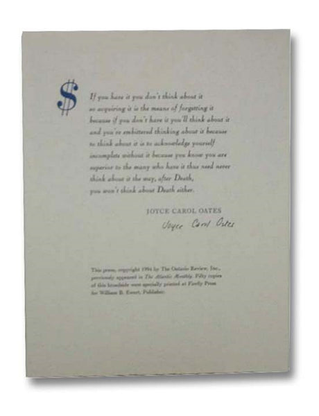 Broadside: $ [Money]