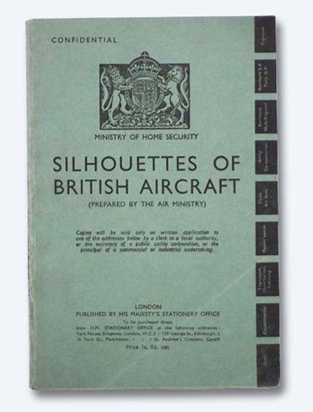 Silhouettes of British Aircraft (Prepared by the Air Ministry)