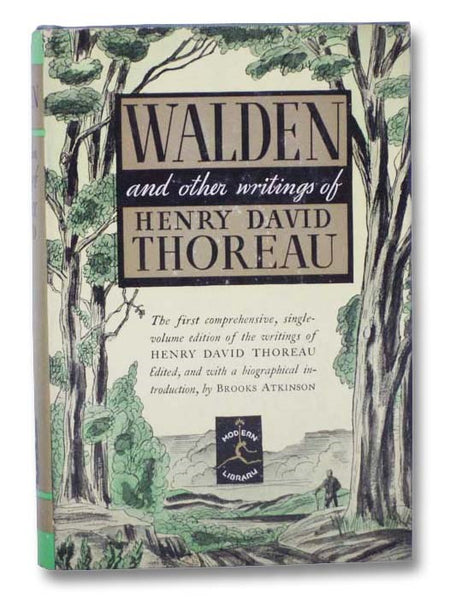 Walden and Other Writings of Henry David Thoreau (The Modern Library of the World's Best Books, ML 155)