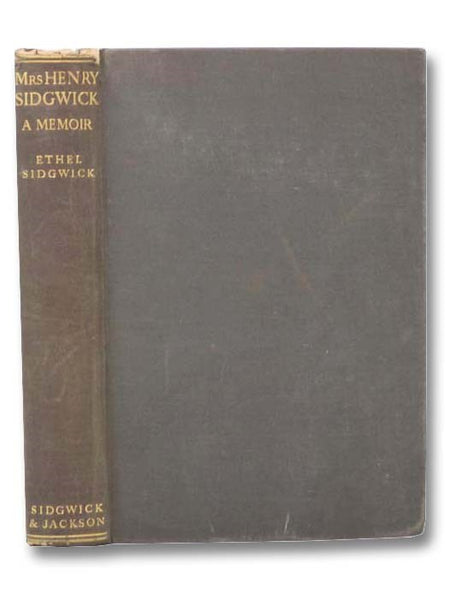 Mrs. Henry Sidgwick: A Memoir By Her Niece