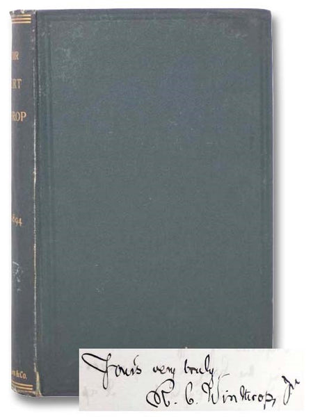 A Memoir of Robert C. Winthrop