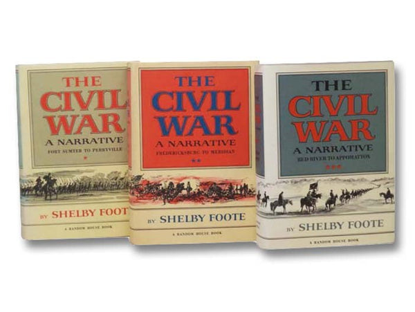 The Civil War: A Narrative, Complete in Three Volumes -- Fort Sumter to Perryville; Fredericksburg to Meridian; Red River to Appomattox