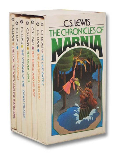 The Chronicles of Narnia, Boxed Set in Seven Volumes: 1. The Magician's Nephew; 2. The Lion the Witch and the Wardrobe; 3. The Horse and His Boy; 4. Prince Caspian; 5. The Voyage of the Dawn Treader; 6. The Silver Chair; 7. The Last Battle