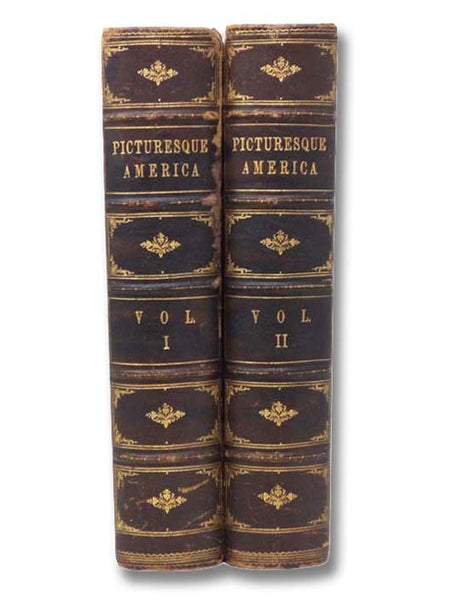 Picturesque America; or, The Land We Live In. A Delineation by Pen and Pencil of the Mountains, Rivers, Lakes, Forests, Water-Falls [Waterfalls], Shores, Canons [Canyons], Valleys, Cities, and Other Picturesque Features of Our Country. in Two Volumes.
