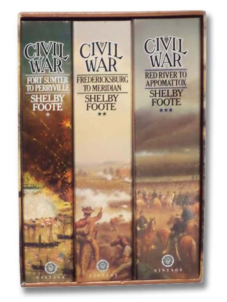 The Civil War: A Narrative, in Three Volumes: Fort Sumter to Perryville; Fredericksburg to Meridian; Red River to Appomattox